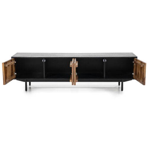TV-Meubel Alexander Sheesham hout - 167cm - Afbeelding 3