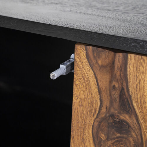 TV-Meubel Alexander Sheesham hout - 167cm - Afbeelding 5