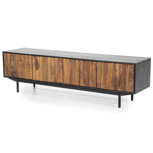 TV-Meubel Alexander Sheesham hout - 167cm - Afbeelding 2