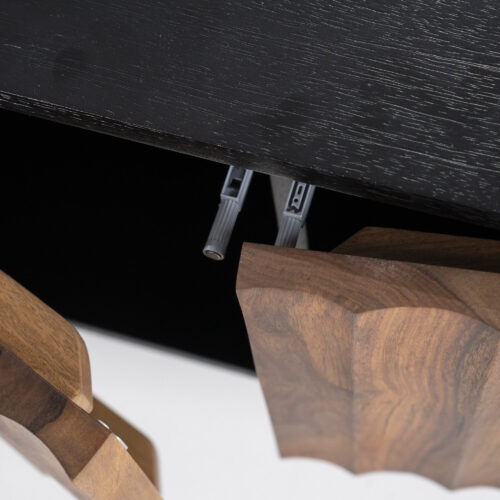 TV-Meubel Alexander Sheesham hout - 220 cm - Afbeelding 6