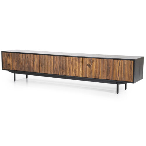 TV-Meubel Alexander Sheesham hout - 220 cm - Afbeelding 2