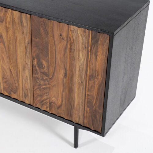 Dressoir Alexander Sheesham hout - 167 cm - Afbeelding 8