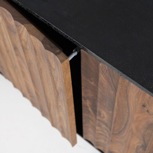 Dressoir Alexander Sheesham hout - 167 cm - Afbeelding 5
