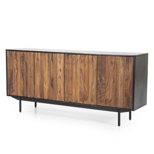 Dressoir Alexander Sheesham hout - 167 cm - Afbeelding 2