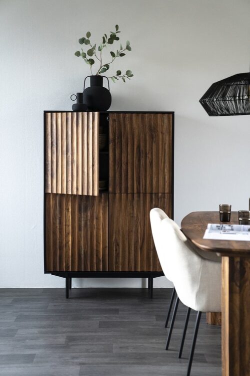 Opbergkast / Kabinetkast Alexander Sheesham hout - 104x150 cm