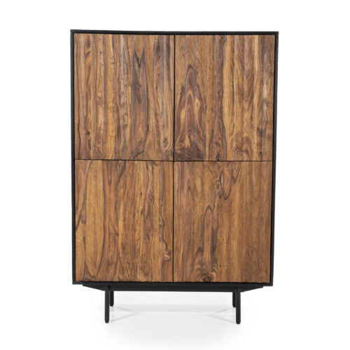 Opbergkast / Kabinetkast Alexander Sheesham hout - 104x150 cm - Afbeelding 4