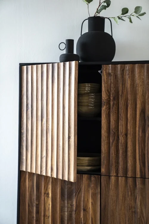 Opbergkast / Kabinetkast Alexander Sheesham hout - 104x150 cm - Afbeelding 2