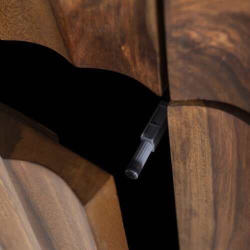 Opbergkast / Kabinetkast Alexander Sheesham hout - 104x150 cm - Afbeelding 9