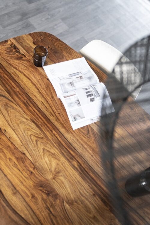 Eettafel Alexander Sheesham hout - 280cm - Afbeelding 7