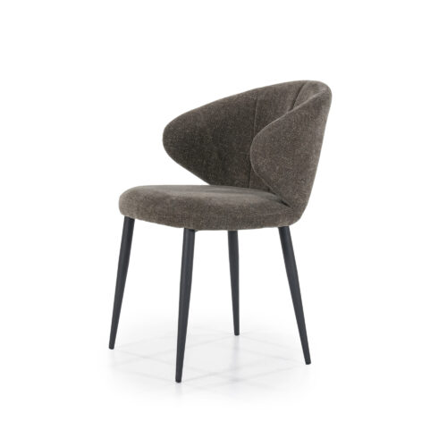 Eetkamerstoel Fleur - Bruin (showroom model) - Afbeelding 2