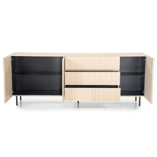 Kabinetkast / Opbergkast Thomas Eikenhout - 95x170 cm - Afbeelding 31