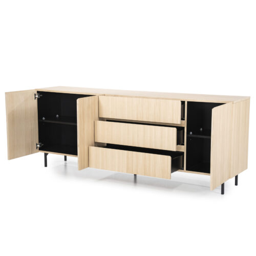 Kabinetkast / Opbergkast Thomas Eikenhout - 95x170 cm - Afbeelding 38