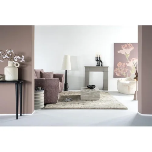 Vloerlamp Dawn Bouclé en metaal 146cm - Afbeelding 5
