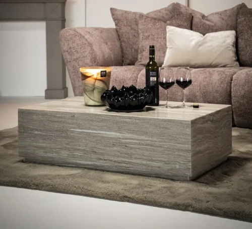 Salontafel Vince Marmer 97 x 56 cm