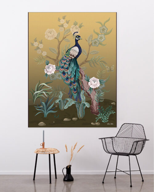 Wandkleed Peacock - zelf samenstellen
