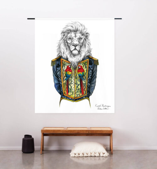 Wandkleed Lion - zelf samenstellen