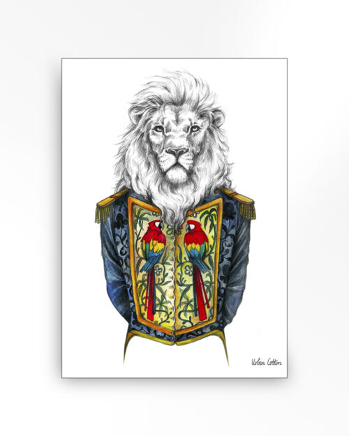 Wandkleed Lion - zelf samenstellen - Afbeelding 2