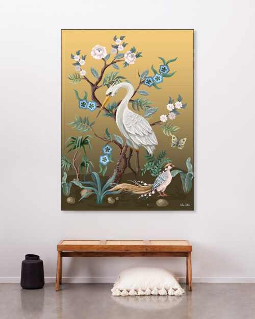 Wandkleed Birds - zelf samenstellen