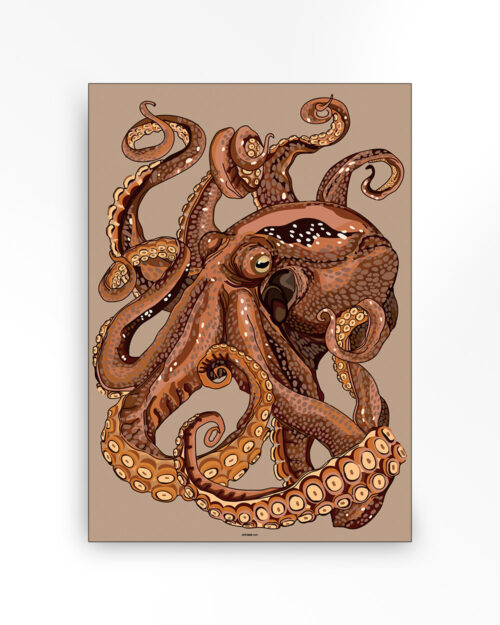 Wandkleed Pulpo - zelf samenstellen - Afbeelding 2