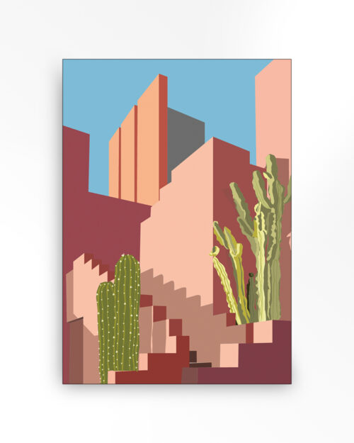 Wandkleed Botanical Stairs - zelf samenstellen - Afbeelding 2