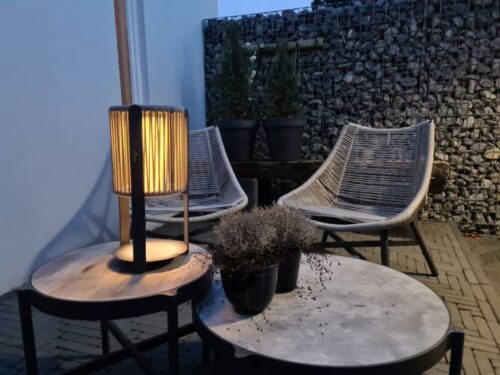 Buitenlamp / Tafellamp Bo solar light - antraciet - Afbeelding 3