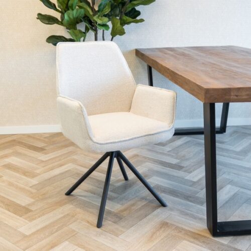 Eetkamerstoel Lex - Wit (showroom model) - Afbeelding 11