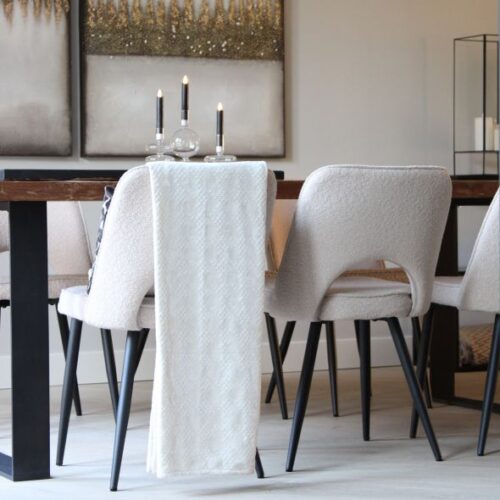 Eetkamerstoel Mare - Beige - Afbeelding 9
