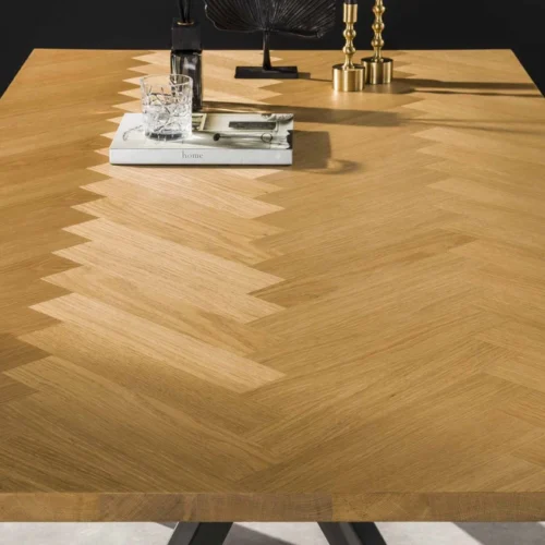 Eettafel Fine Visgraat 200cm - Naturel Eiken - Afbeelding 4