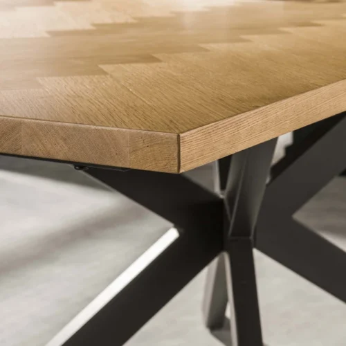 Eettafel Fine Visgraat 200cm - Naturel Eiken - Afbeelding 6