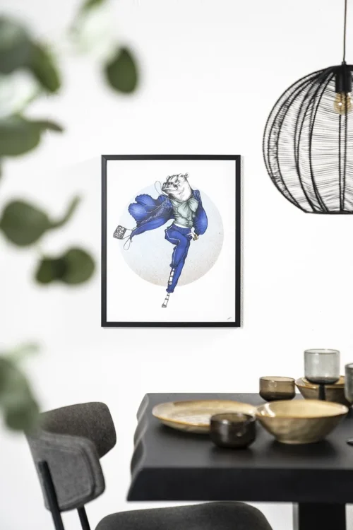Art Print Hippo - zelf samenstellen - Afbeelding 3