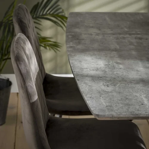 Eetkamertafel Dreams Betonlook - 160 cm - Afbeelding 2