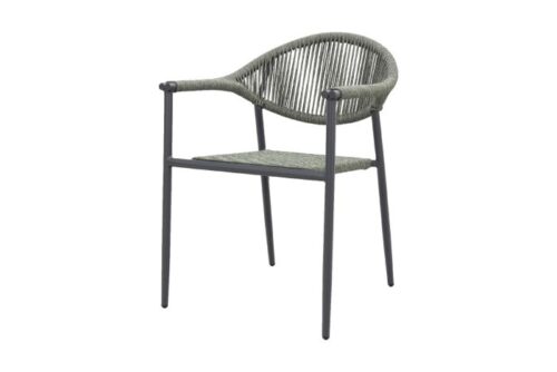 Tuinstoel Comfort met armleuning - Groen