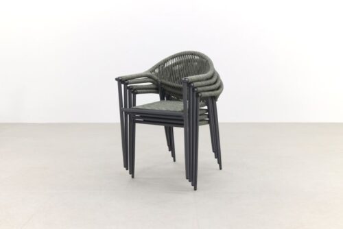 Tuinstoel Comfort met armleuning - Groen - Afbeelding 7
