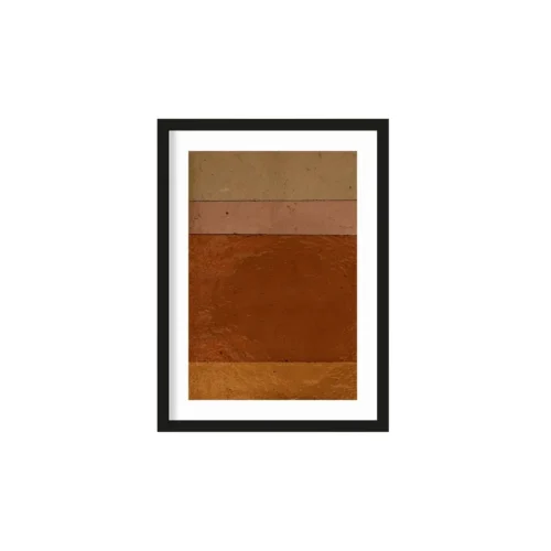 Art Print Geen bruin roze achtig - zelf samenstellen