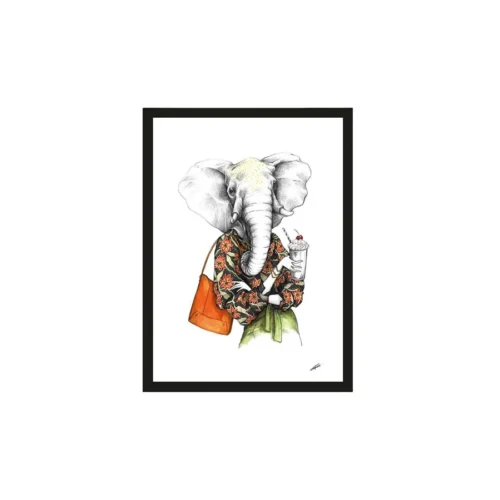 Art Print Milkshake - zelf samenstellen