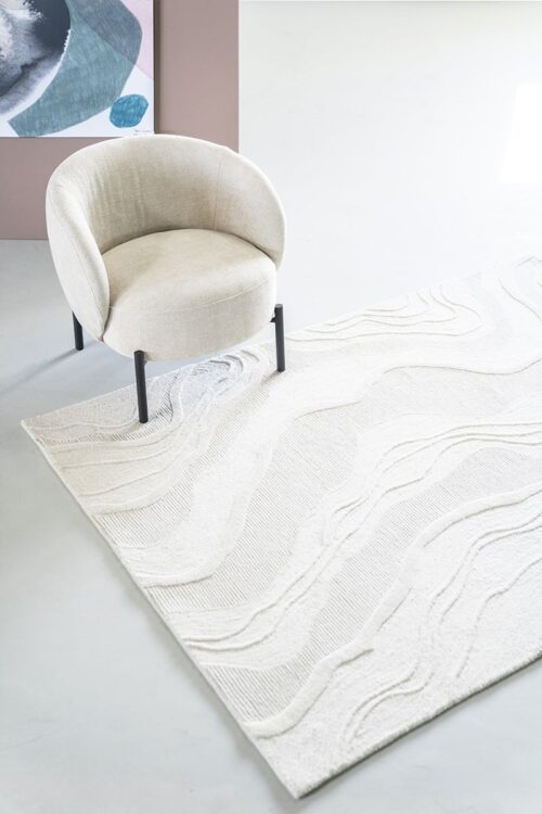 Vloerkleed Soil - Off White 190x290cm - Afbeelding 3