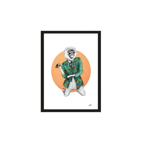 Art Print Monkey - zelf samenstellen