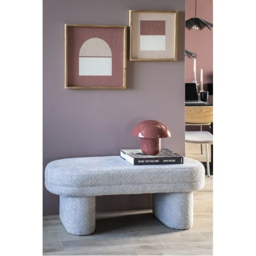 Tafellamp Toad 27cm hoog - Koraal Rood - Afbeelding 4