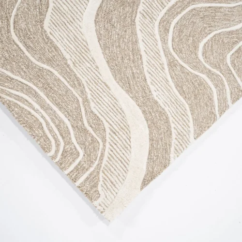 Vloerkleed Soil - Beige 190x290cm - Afbeelding 3