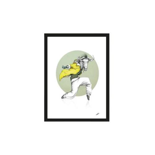 Art Print Wildebeast - zelf samenstellen