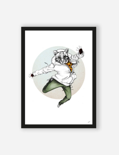 Art Print Ocelot - zelf samenstellen - Afbeelding 5