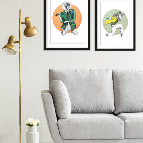 Art Print Monkey - zelf samenstellen - Afbeelding 3