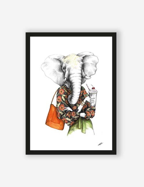 Art Print Milkshake - zelf samenstellen - Afbeelding 4
