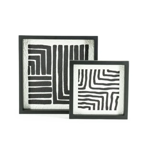 Wandpaneel Triq - set van 2 stuks - Afbeelding 2