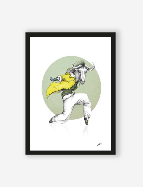 Art Print Wildebeast - zelf samenstellen - Afbeelding 5