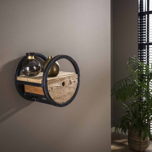 Wandplank Circular Hardhout - Ø30 - Afbeelding 5