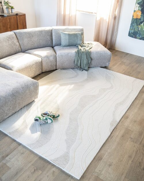 Vloerkleed Soil - Off White 190x290cm - Afbeelding 2