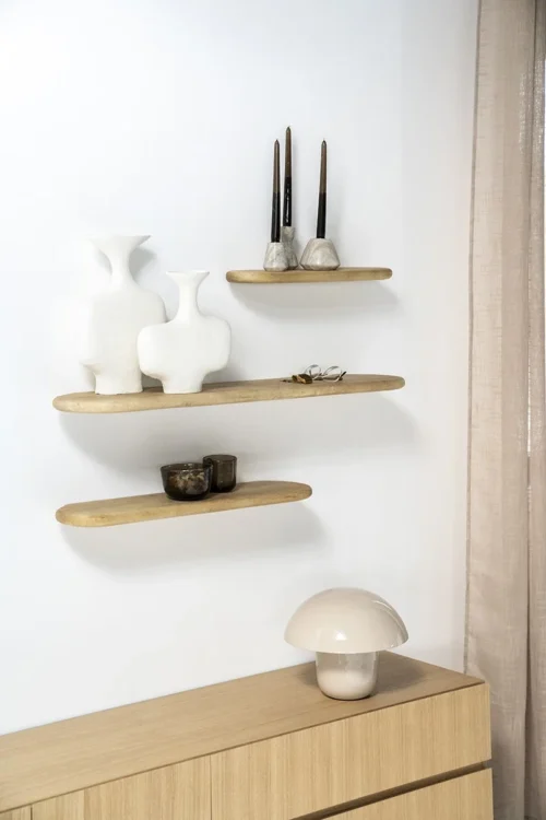 Wandplank Tre 69 cm - Naturel