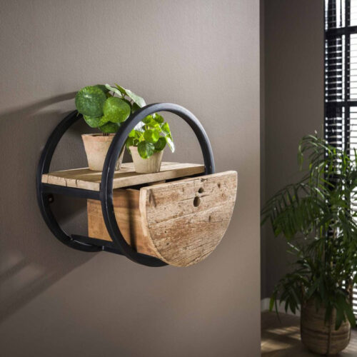 Wandplank Circular Hardhout - Ø40 - Afbeelding 2