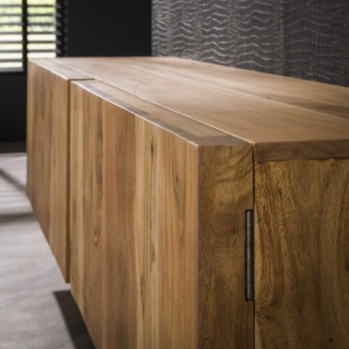 Dressoir Block Massief Acaciahout 180cm - Naturel - Afbeelding 13